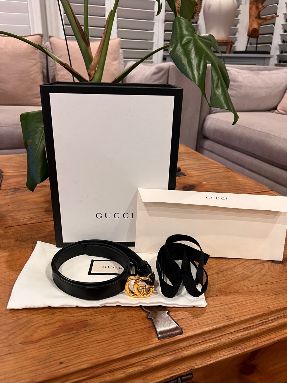 Gucci Belt Full inclusion EUC